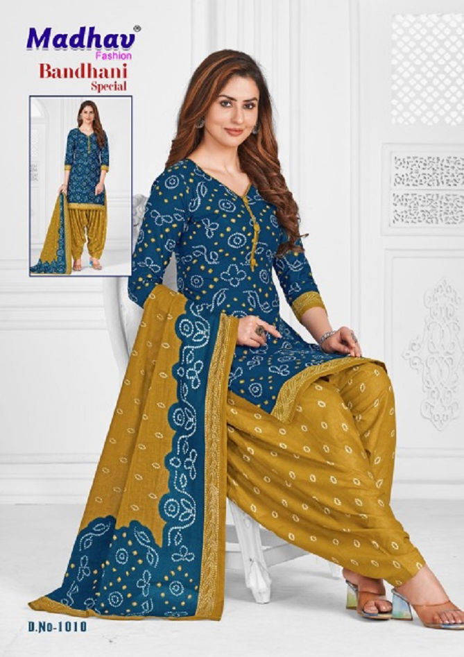 Bandhni Special Vol 1 By Madhav Printed Cotton Dress Material Wholesale Price In Surat
